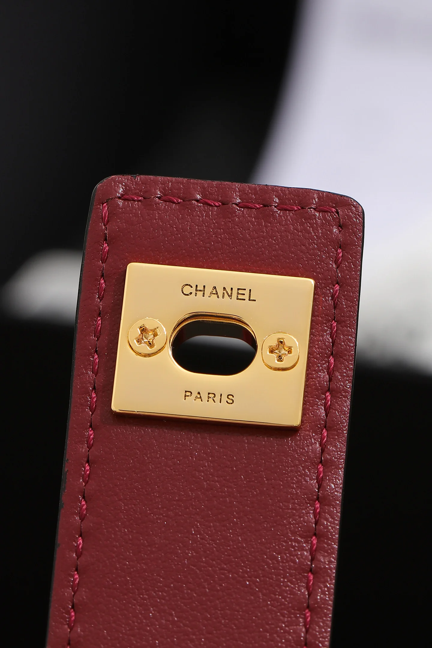 CHANEL Belts Brown-Gold 2.5cm Width A9010050344 - Image 9