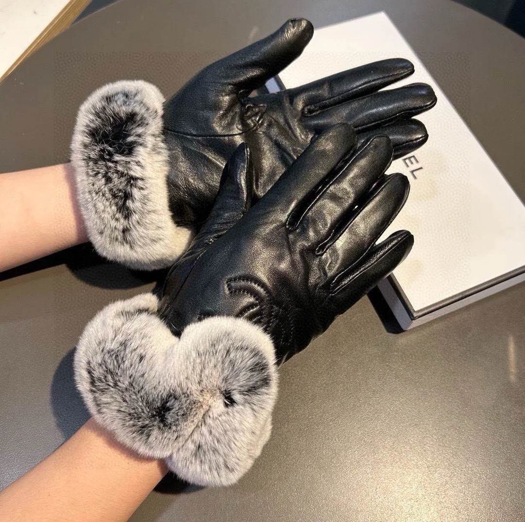 CHANEL Gloves Black-Gray H010071898 - Image 9