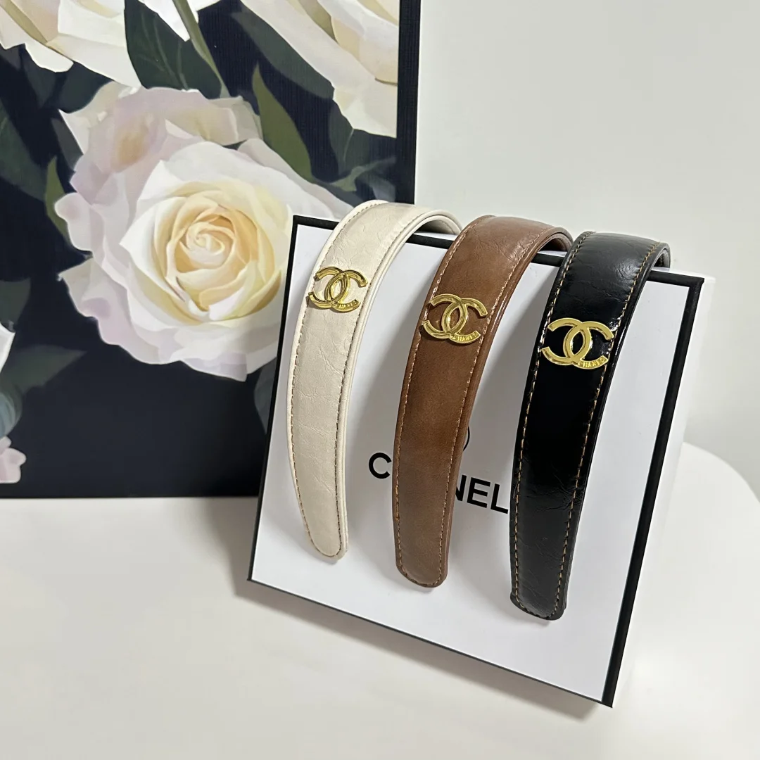 CHANEL Hair Accessories Cream-Gold D510071641 - Image 9