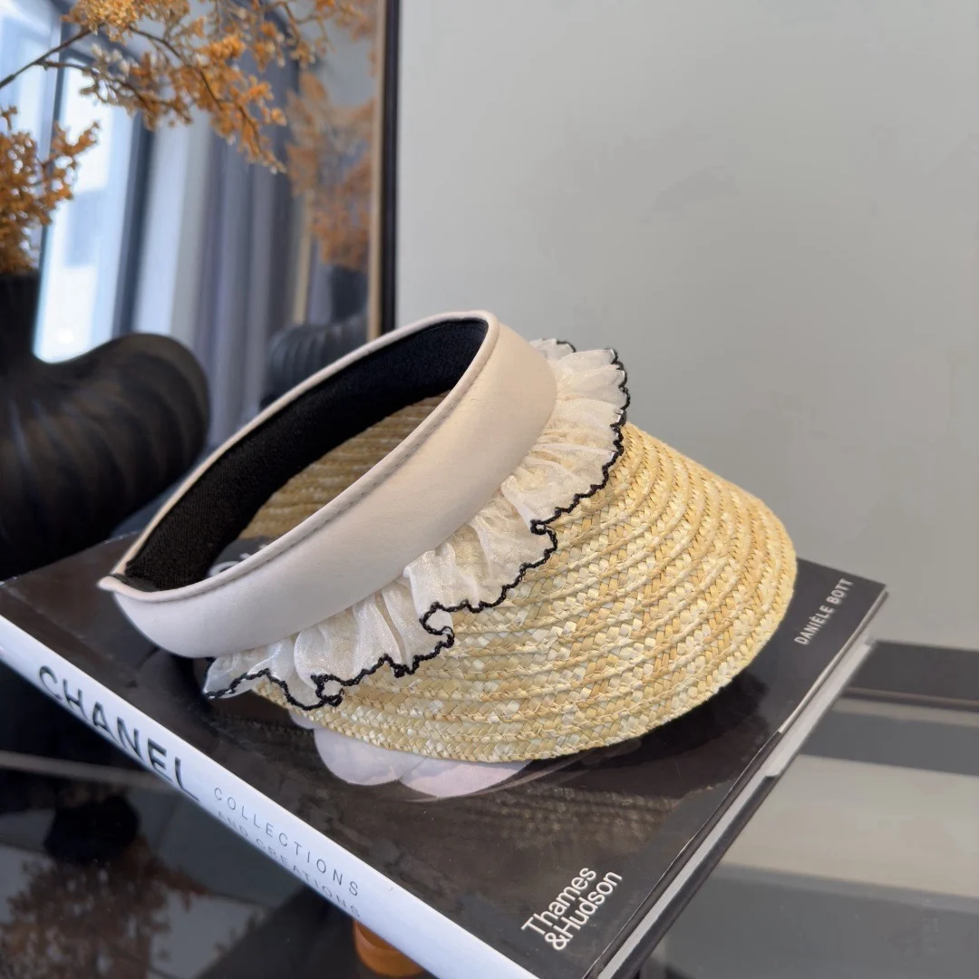 CHANEL Hats Straw Beige-Straw One Size F510073163 - Image 4
