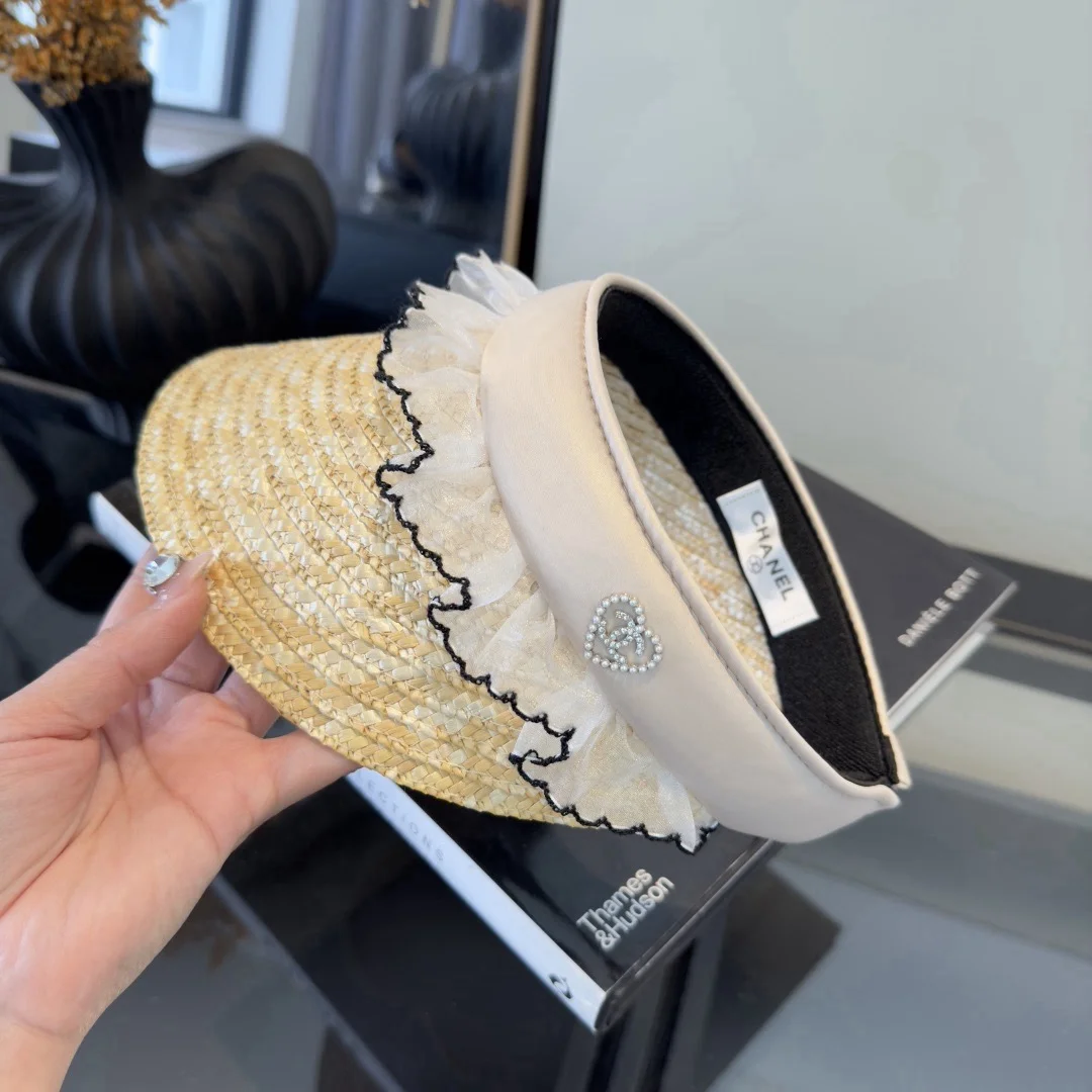 CHANEL Hats Straw Beige-Straw One Size F510073163 - Image 5