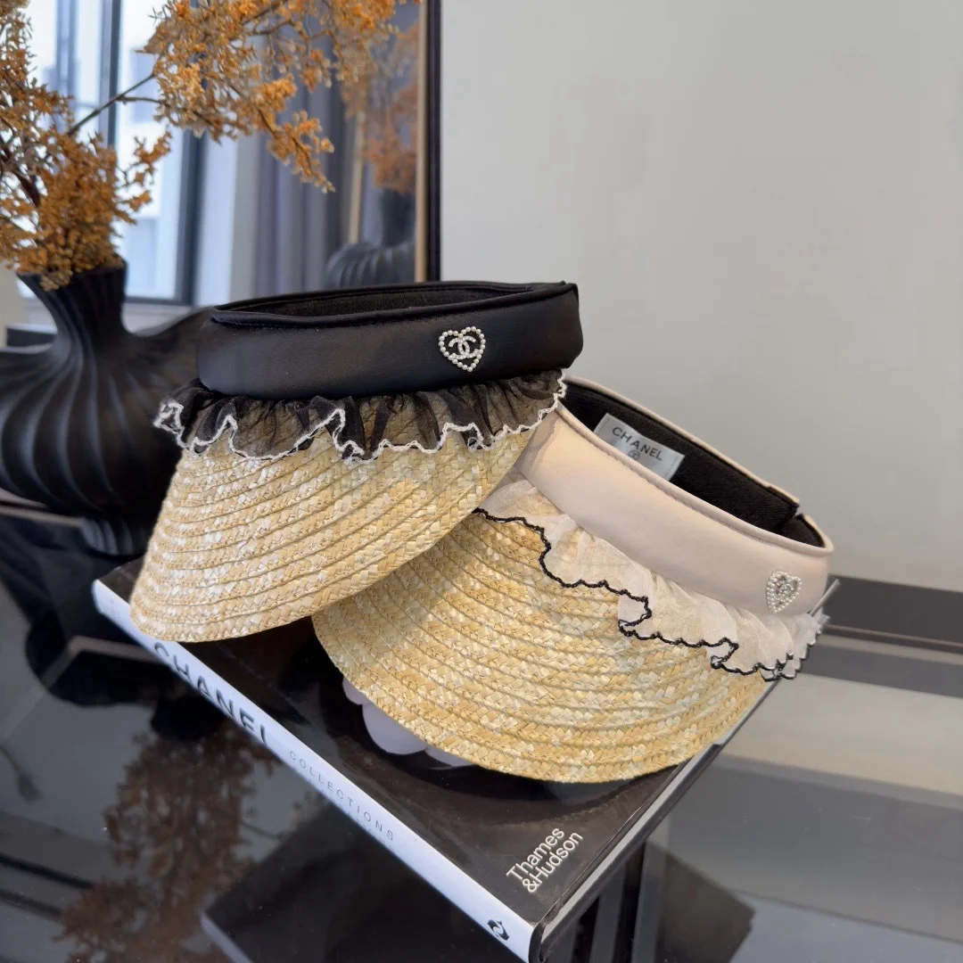 CHANEL Hats Straw Beige-Straw One Size F510073163 - Image 9