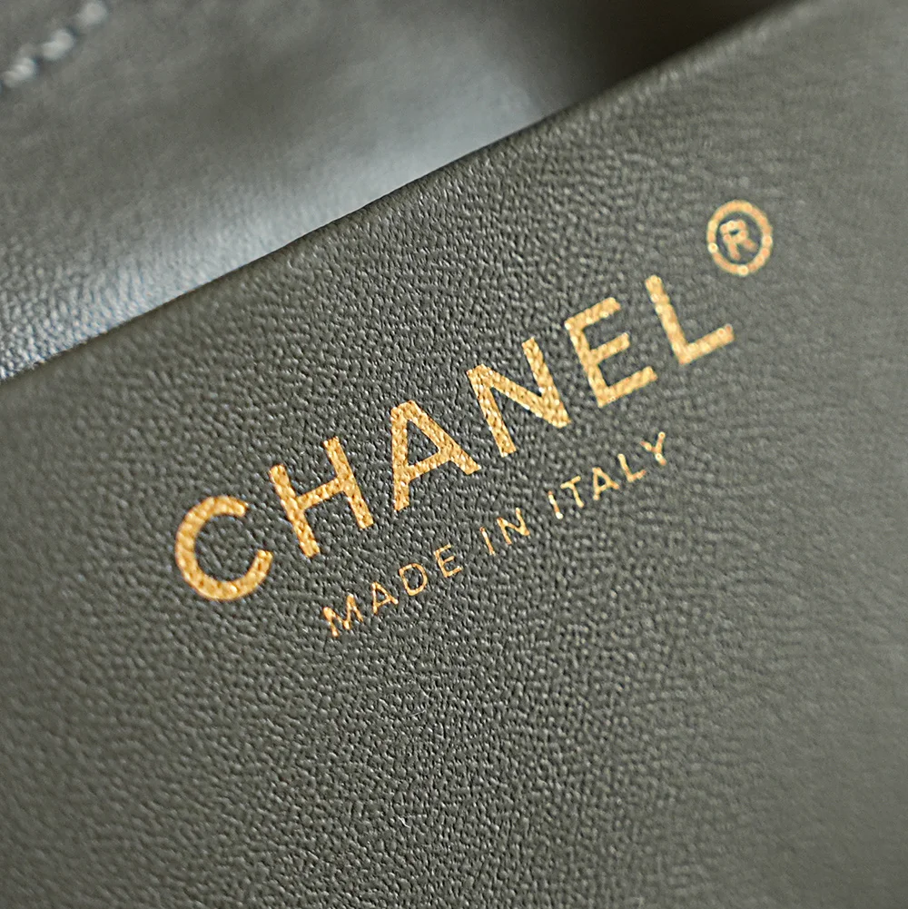 CHANEL Shoulder Bags Suede Gray-Gold 20X12X7CM G5010062360 - Image 2
