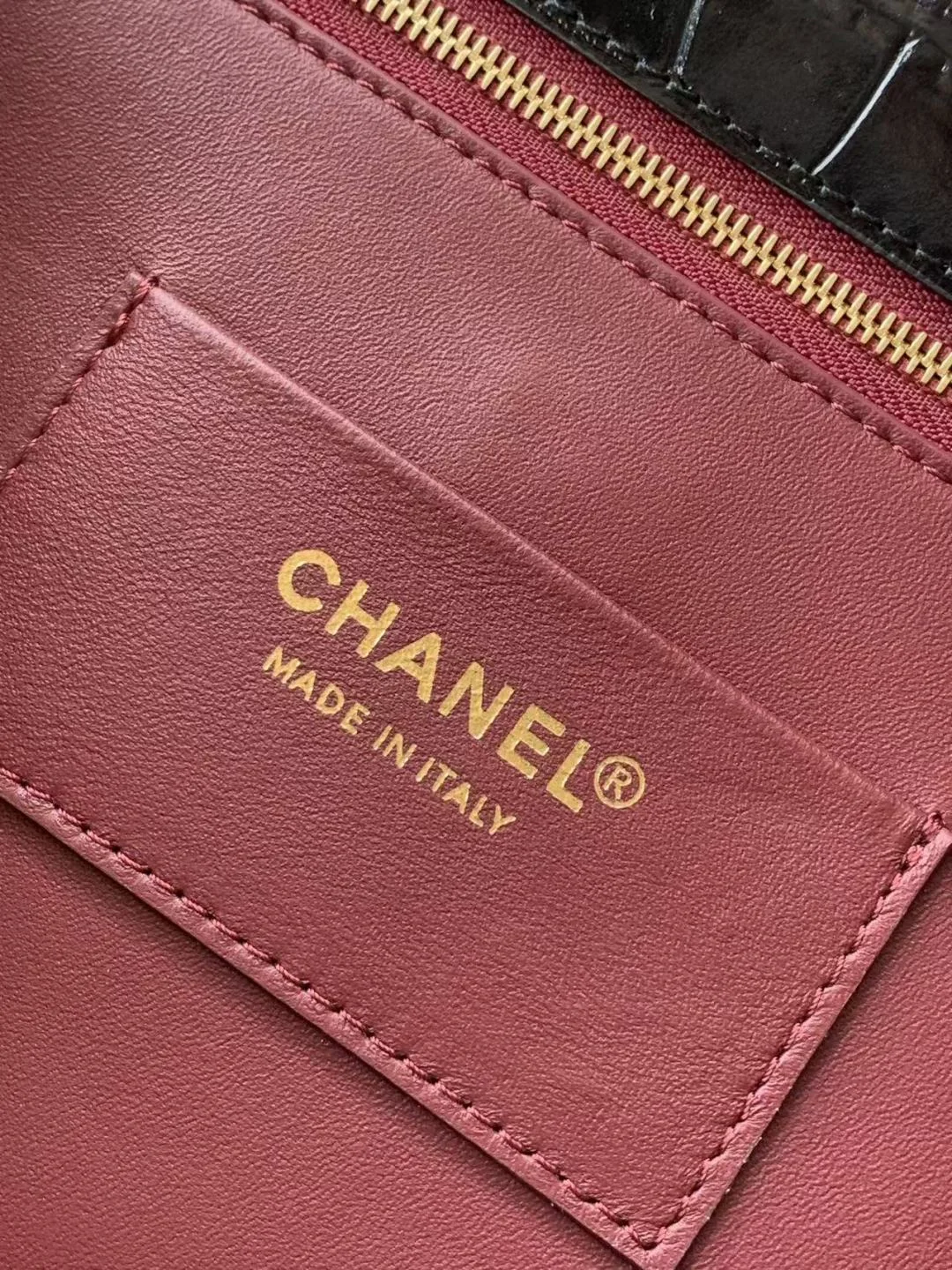 CHANEL Top Handle Bags Black-Gold 24X31X9CM I5010063461 - Image 10
