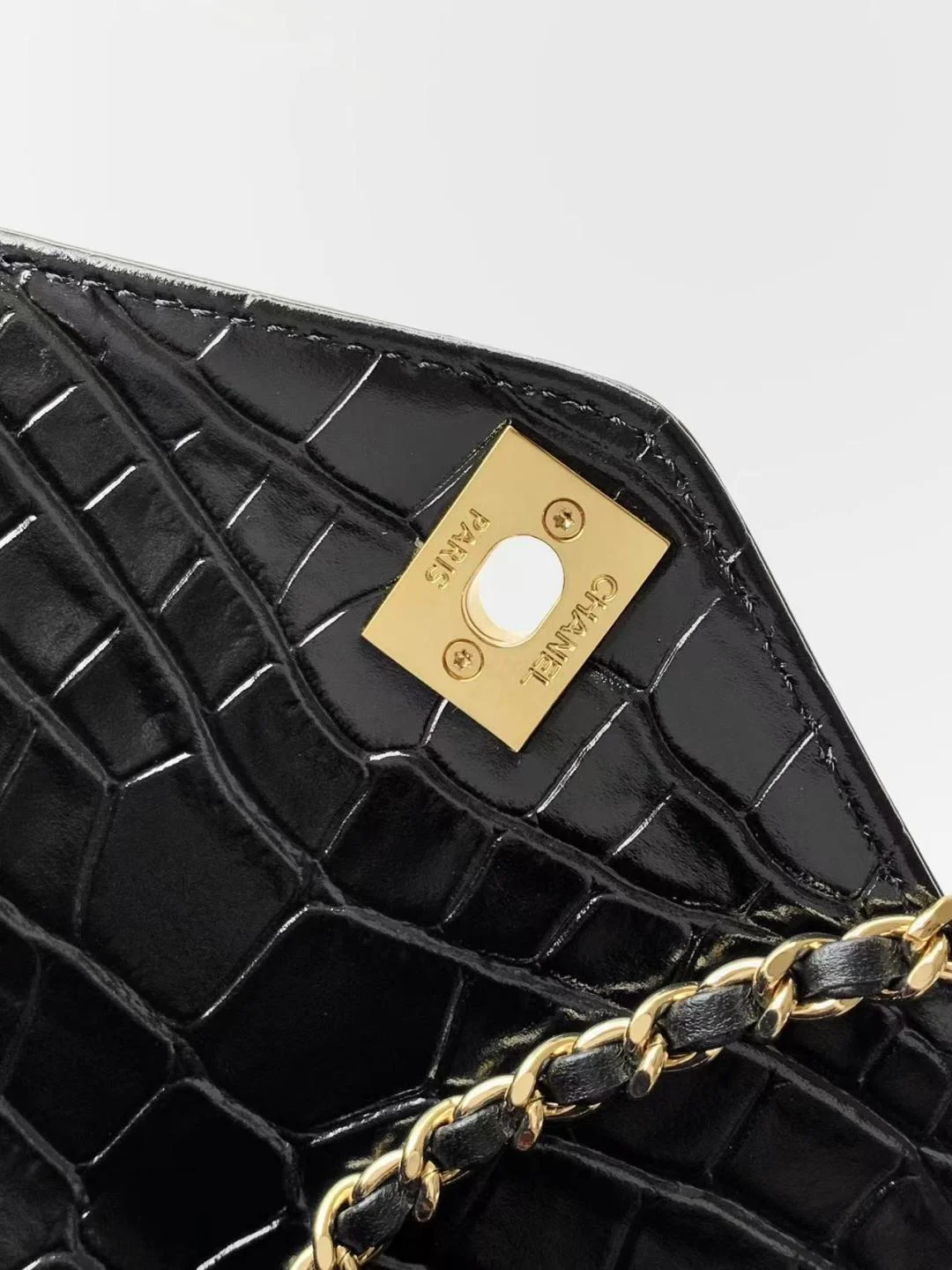 CHANEL Top Handle Bags Black-Gold 24X31X9CM I5010063461 - Image 8
