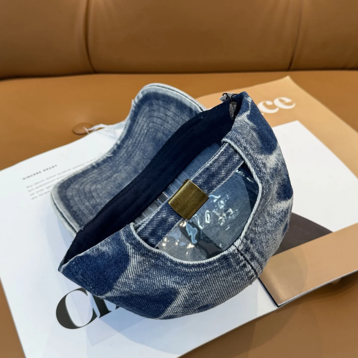 CHROME HEARTS Caps Denim Blue-White ONE SIZE C810073154 - Image 3