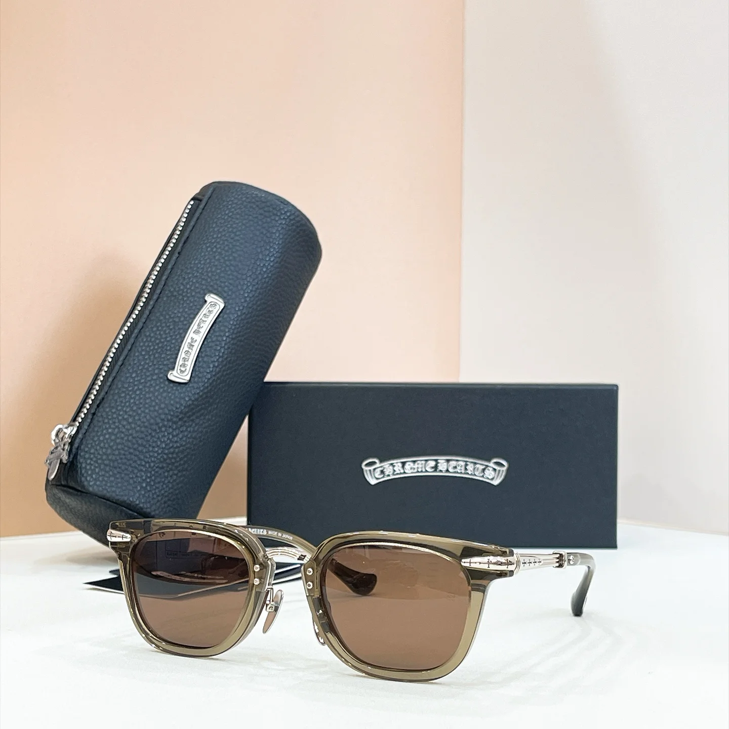 CHROME HEARTS Sunglasses Titanium A8510071032 - Image 6