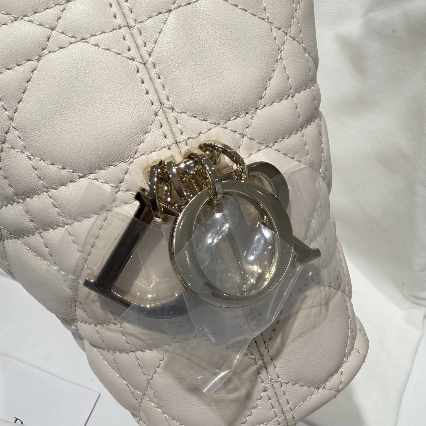 DIOR Shoulder Bags Cream-Gold 22.5X14X7.5CM I0010060286 - Image 5