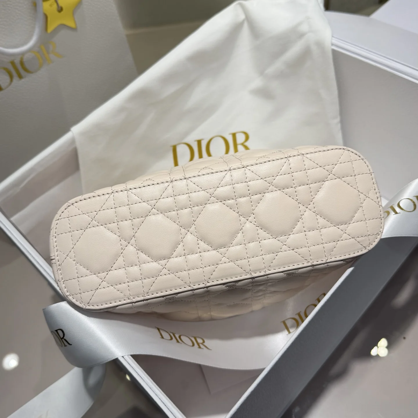 DIOR Shoulder Bags Cream-Gold 22.5X14X7.5CM I0010060286 - Image 6