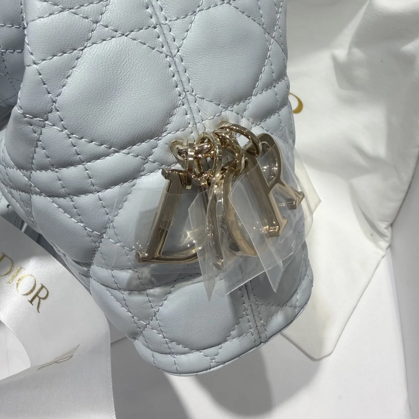 DIOR Shoulder Bags Light Blue-Silver 22.5X14X7.5CM I0010060275 - Image 8