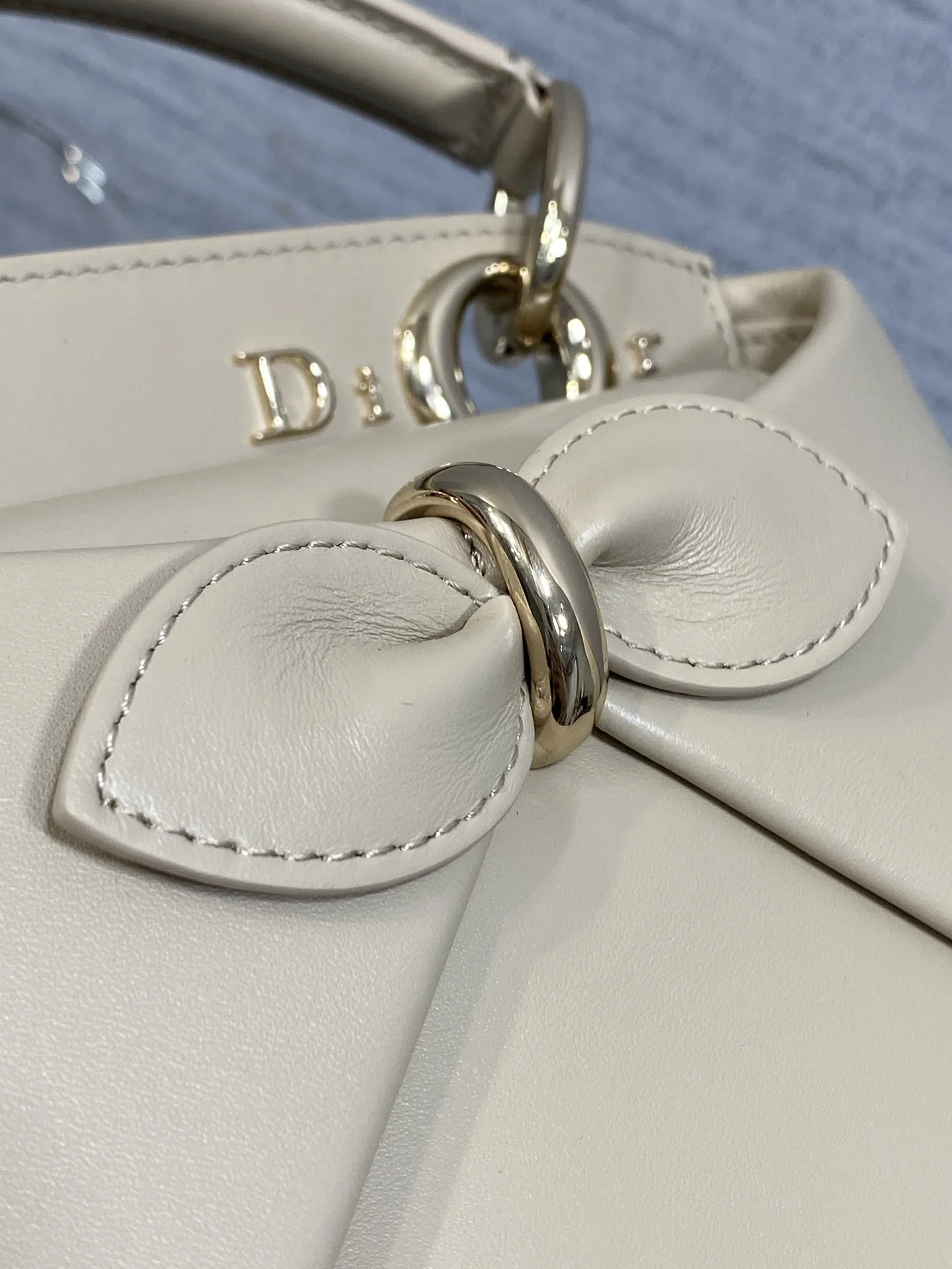 DIOR Top Handle Bags Beige-Gold 21.5X7.5X15CM G6010061100 - Image 3