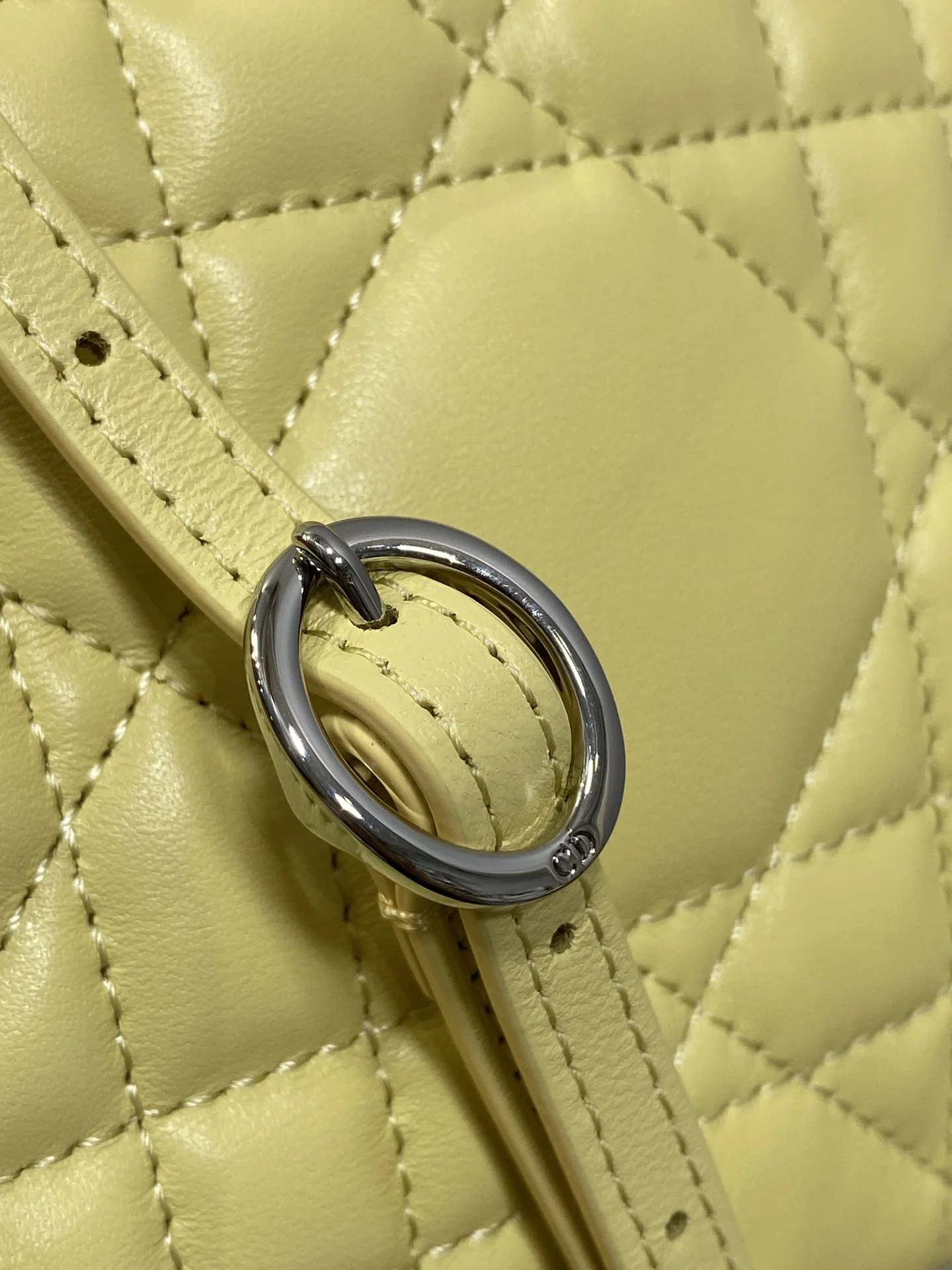 DIOR Top Handle Bags Yellow-Silver 22.5X9X13CM F0010060830 - Image 5