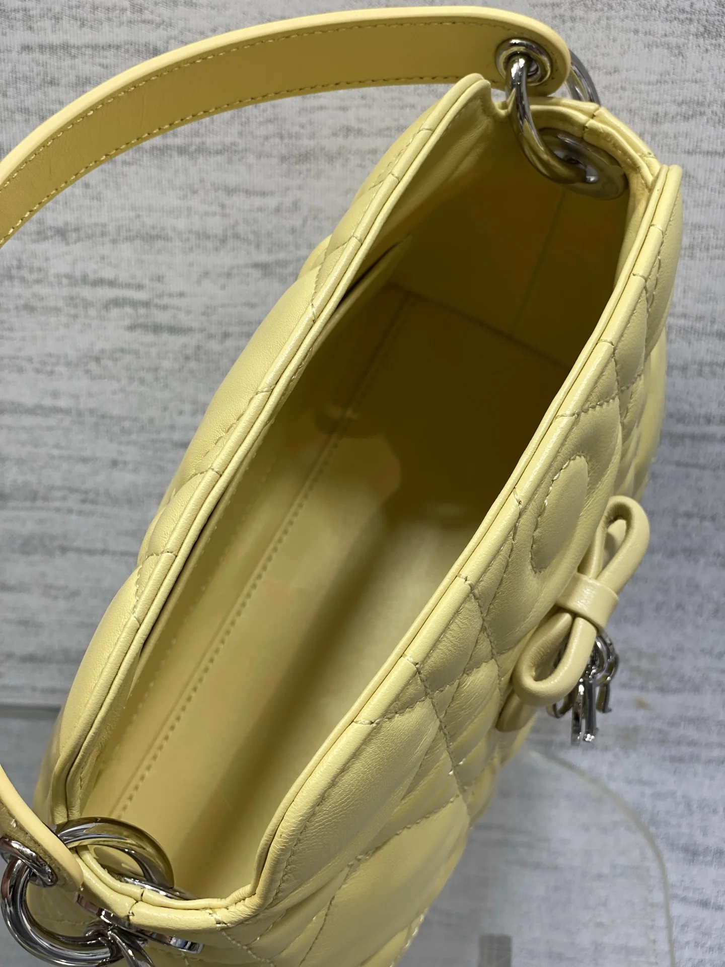 DIOR Top Handle Bags Yellow-Silver 22.5X9X13CM F0010060830 - Image 8