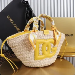 Alternative view of DOLCE & GABBANA Beach Bags Raffia Beige-Yellow 35X28X16CM H6010067290