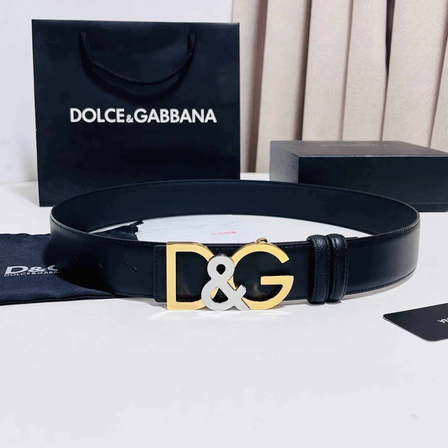 DOLCE & GABBANA Belts Black-Gold A8010050035