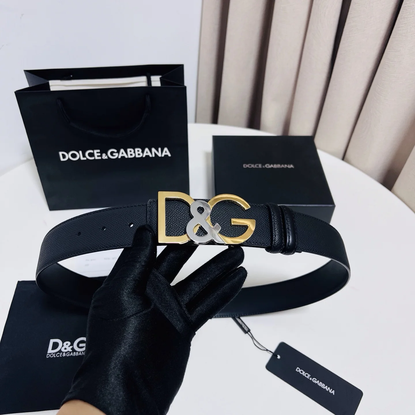 Alternative view of DOLCE & GABBANA Belts Black-Gold A8010050035