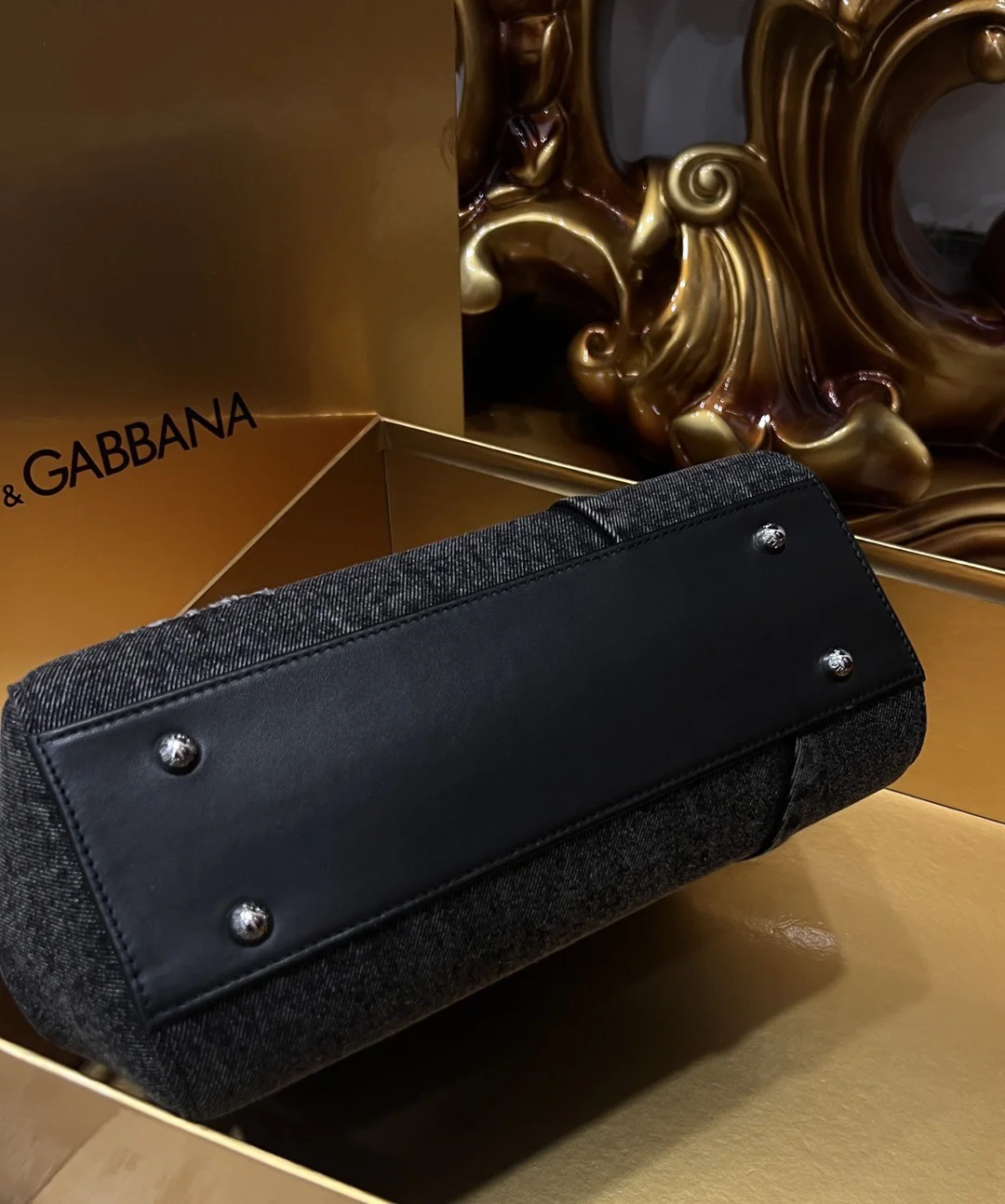 DOLCE & GABBANA Shoulder Bags Black-Silver I0010067166 - Image 5
