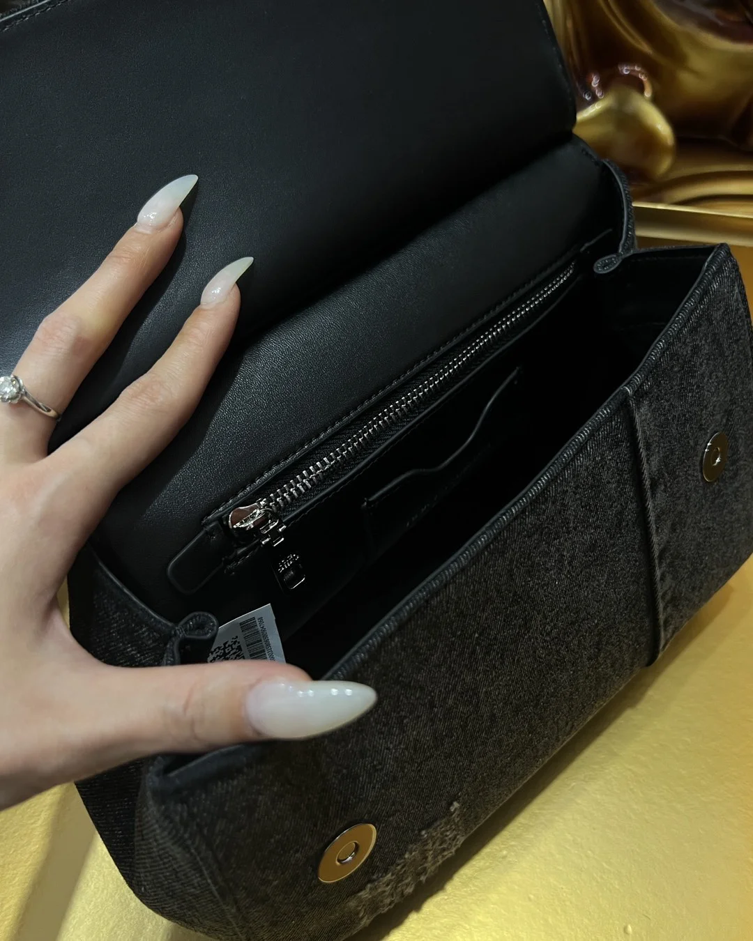 DOLCE & GABBANA Shoulder Bags Black-Silver I0010067166 - Image 9