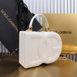 Alternative view of DOLCE & GABBANA Shoulder Bags White-Gold 20X15X6.5CM A22010067272