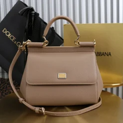 Alternative view of DOLCE & GABBANA Top Handle Bags Beige-Gold 20X16X8CM H5010066001