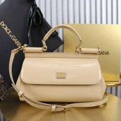 Alternative view of DOLCE & GABBANA Top Handle Bags Beige-Gold 25X17X9CM A00010066043