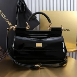 Alternative view of DOLCE & GABBANA Top Handle Bags Black-Gold 25X17X9CM A00010066038