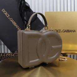 Alternative view of DOLCE & GABBANA Top Handle Bags Brown-Gold 20X15X6.5CM A22010067273