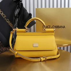 Alternative view of DOLCE & GABBANA Top Handle Bags Yellow-Gold 18X11X6CM G4010067322