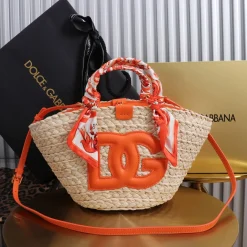 DOLCE & GABBANA Totes Bags Beige-Orange 35X28X16CM H6010067292