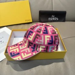 Alternative view of FENDI Caps Pink-Yellow-Blue-Brown F010070231