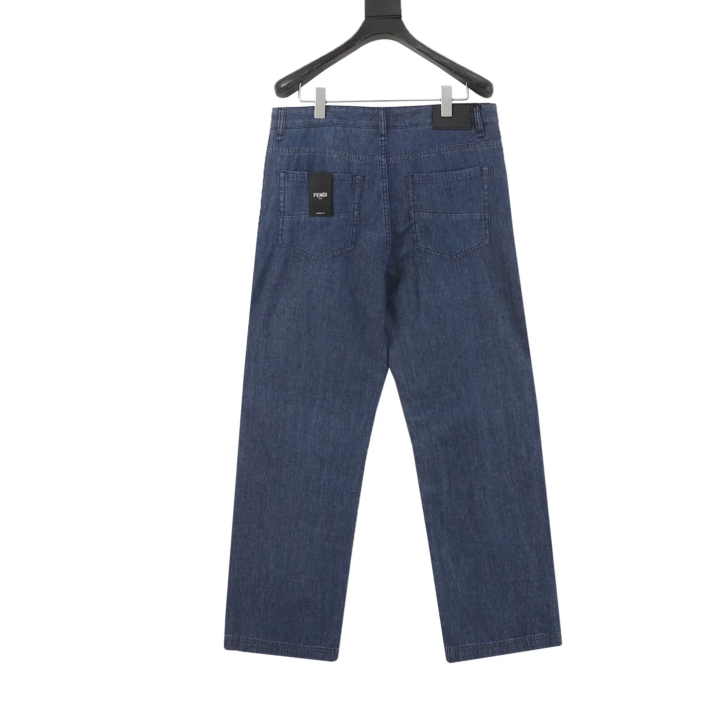 FENDI Trousers Cotton Denim Blue 46-52 B70202610040073 - Image 2