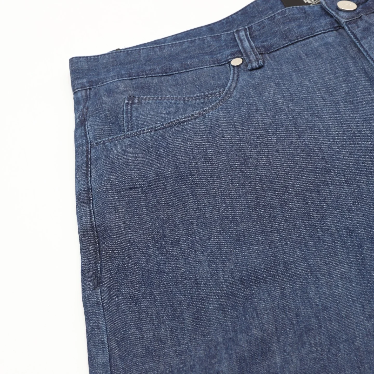 FENDI Trousers Cotton Denim Blue 46-52 B70202610040073 - Image 4