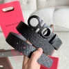 FERRAGAMO Belts Black 3.5cm Width A7010050003