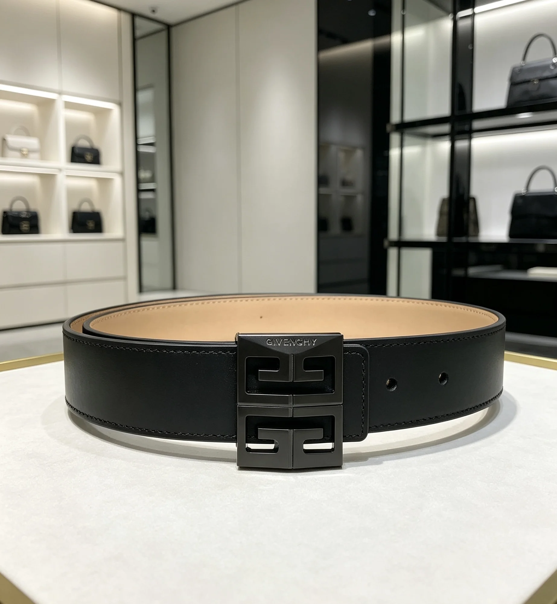 GUCCI Belts Black-Silver 30mm Width A8010050146 - Image 6