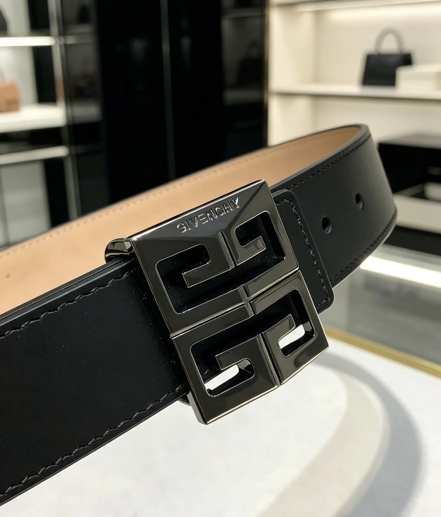 GUCCI Belts Black-Silver 30mm Width A8010050146 - Image 7
