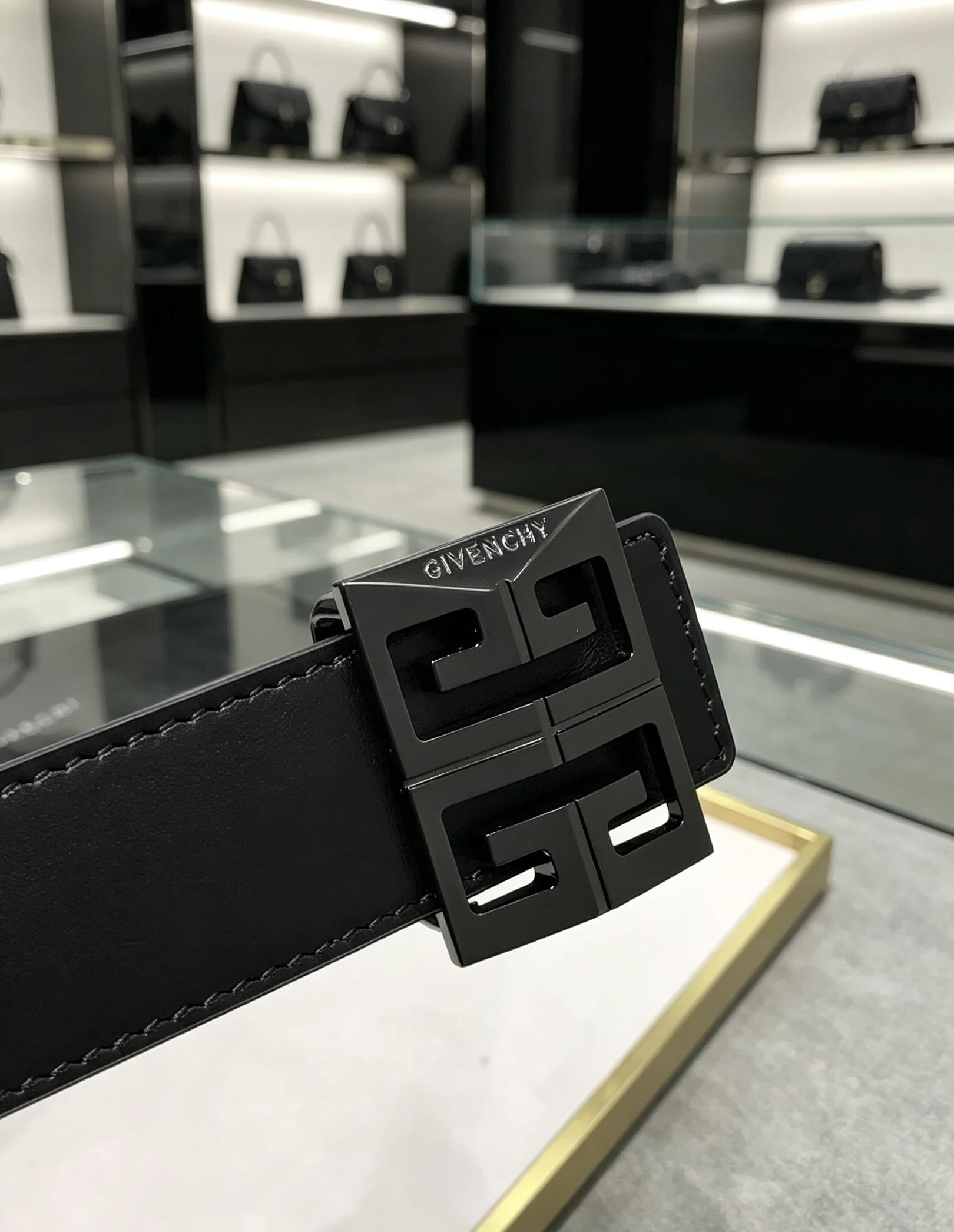 GUCCI Belts Black-Silver 30mm Width A8010050146 - Image 8