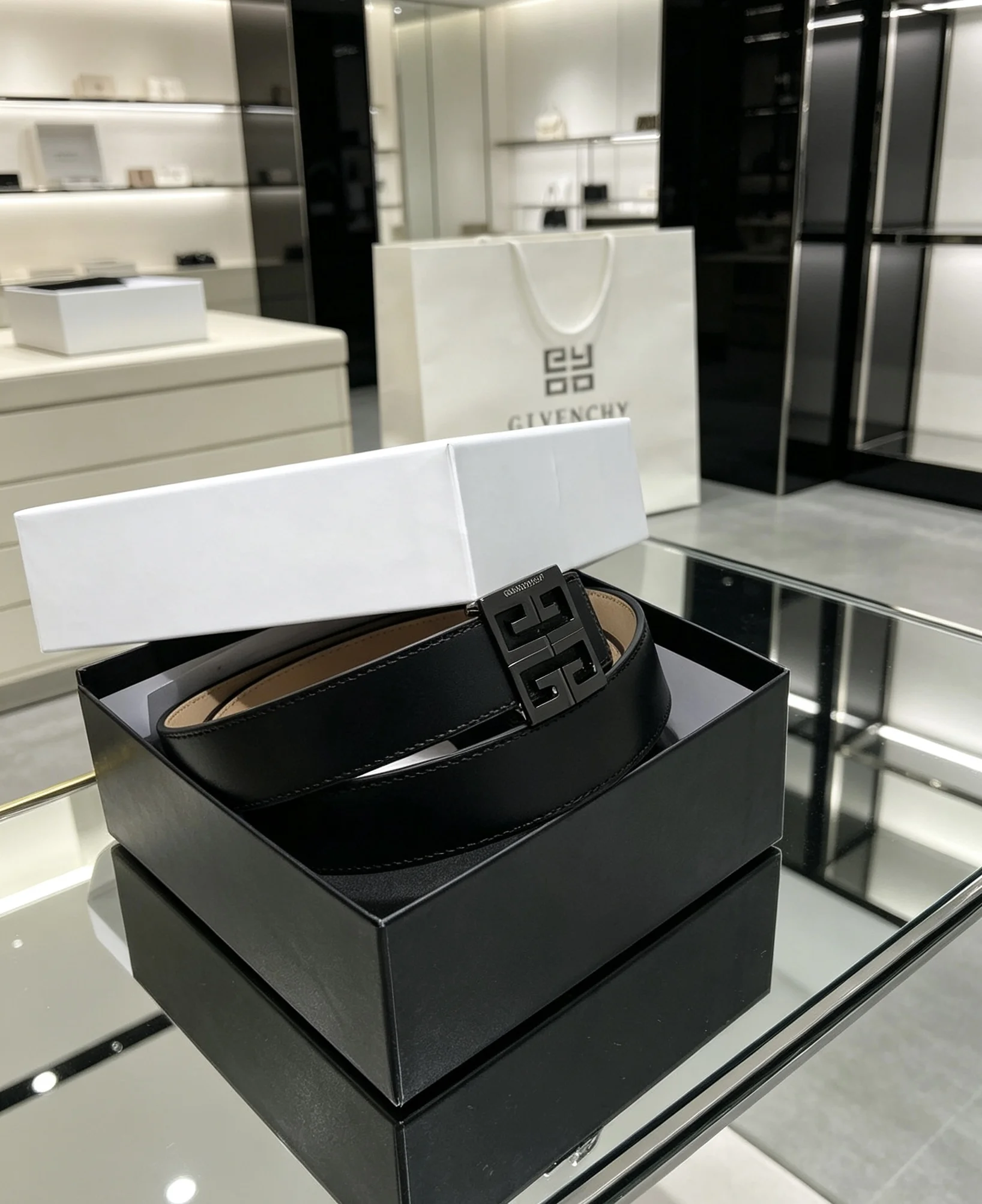 GUCCI Belts Black-Silver 30mm Width A8010050146 - Image 9