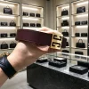 GUCCI Belts Burgundy-Gold 30mm Width A8010050145