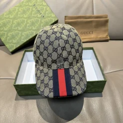Alternative view of GUCCI Caps Beige-Red-Blue F510071628