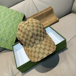 Alternative view of GUCCI Caps Brown-Gold F010071623