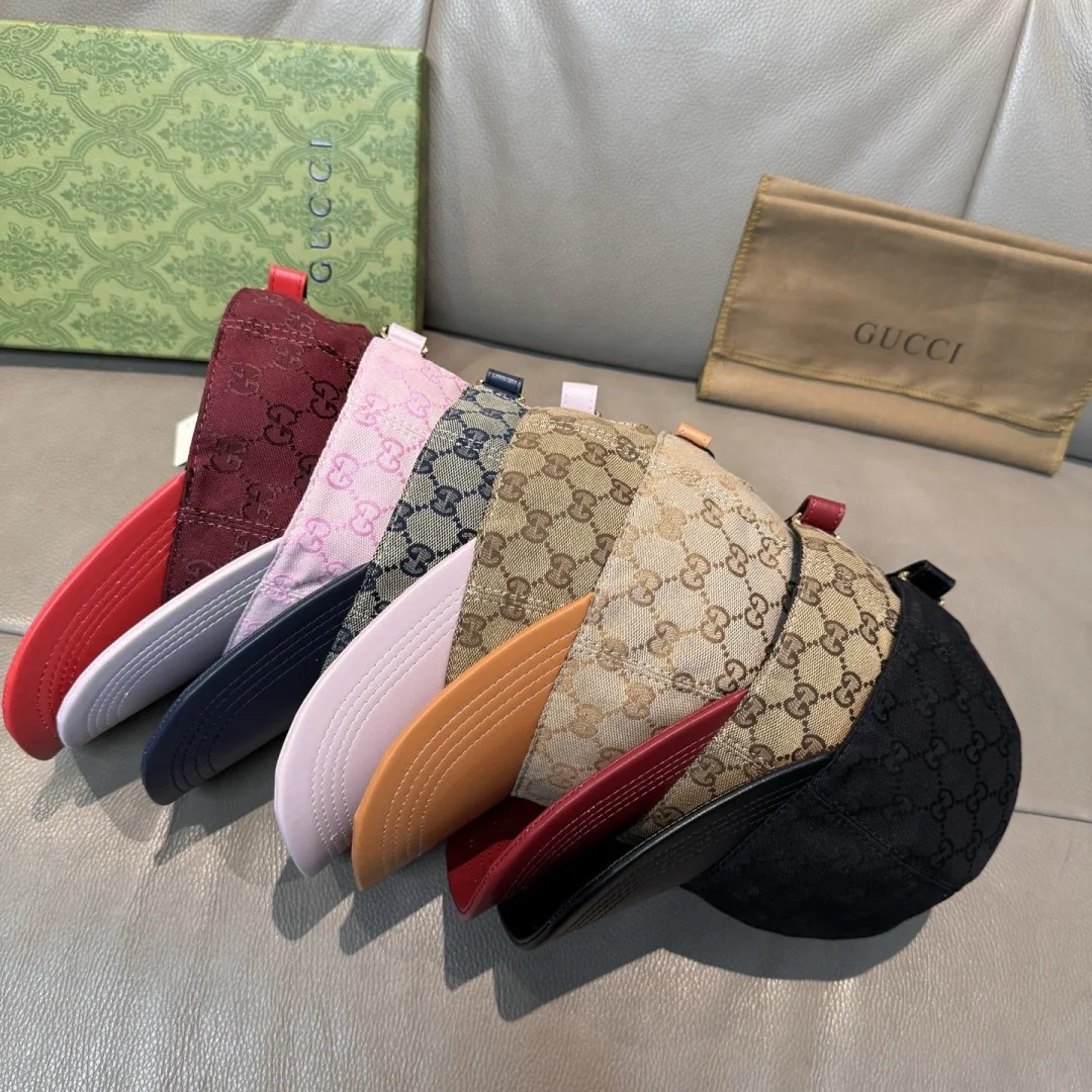 GUCCI Caps Brown-Red F510071629 - Image 9