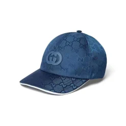 GUCCI Caps Nylon Blue One Size F510071619