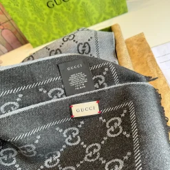 Alternative view of GUCCI Scarves Grey-Black I510070077