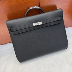 HERMES Briefcases Bags Black 36X29X5CM A85010062408