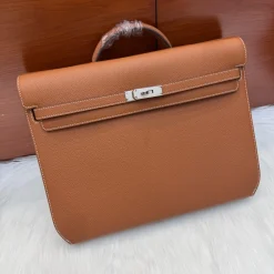 HERMES Briefcases Bags Brown 36X29X5CM A85010062411