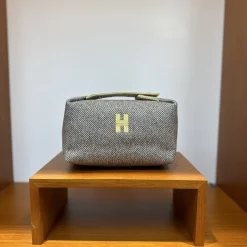 HERMES Bucket Bags Gray-Gold C8010063272