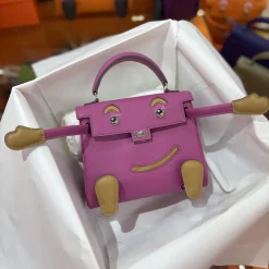Alternative view of HERMES Bucket Bags Pink-Tan A35010063339
