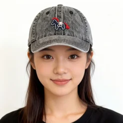 HERMES Caps Gray-Red-Blue One Size E010072081