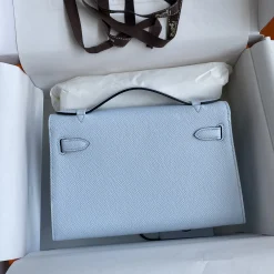 Alternative view of HERMES Clutches Bags Light Blue-Silver 22CM F5010061531