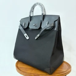 Alternative view of HERMES Duffles Bags Black-Silver B05010061797